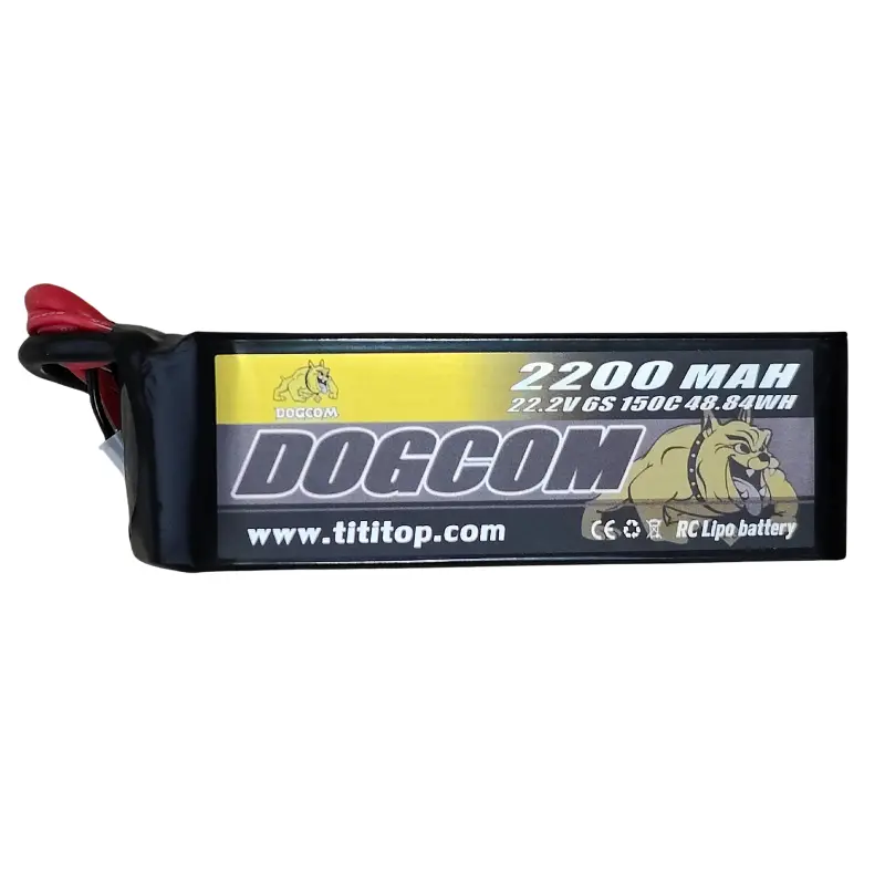 [DOGCOM-6S-2200] DOGCOM 6S 2200mAh 150C 22.2V LiPo Battery XT60
