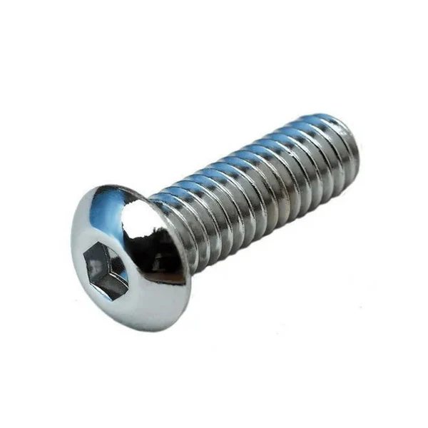 [HEX-BUTTON-SS304-M4-25] M3 X 25mm Hex (Allen) Button Head SS 304 Screw (Dia. 3mm, Length 25mm)