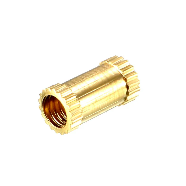 [BRASS-INSERTS-M6-10] M6 X 10mm Brass Threaded Inserts (Dia. 6mm, Length 10mm)