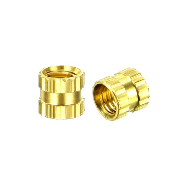 [BRASS-INSERTS-M2-6] M2 X 6mm Brass Threaded Inserts (Dia. 2mm, Length 6mm)