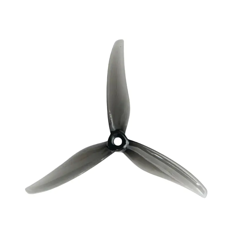 [GEMFAN-51466-MCK-V2-GRAY] Gemfan Hurricane 51466 V2 3-Blade Propeller - MCK Edition (Set of 4) - MIDNIGHT GRAY