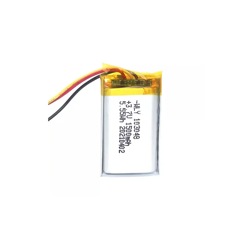 [WLY103048-1500-LIPO-1S] WLY103048 1500 mAh 3.7V single cell Rechargeable LiPo Battery