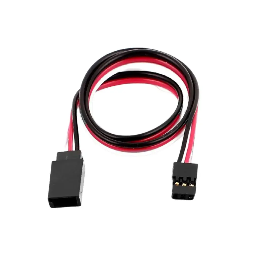 [FUTABA-15CM-22AWG-SERVO-FLAT] SafeConnect Flat 15CM 22AWG Servo Lead Extention (Futaba) Cable - 1PCS