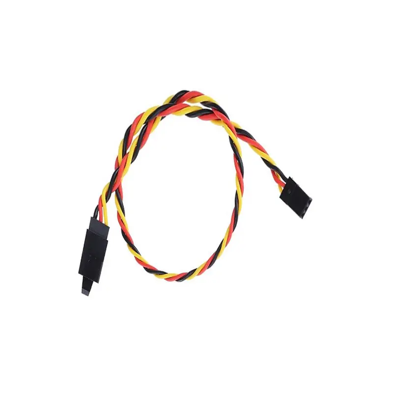 [SC-JR-CABLE-60CM-22AWG-TWISTED] SafeConnect Twisted 60CM 22AWG Servo Lead Extension (Futaba) Cable 