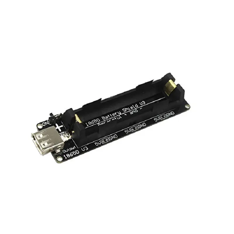 [BTRY-HLD-DEV-BRD-18650-PI3-3B] 18650 Battery Holder/Development Board Compatible With Raspberry Pi3B/3B+ 