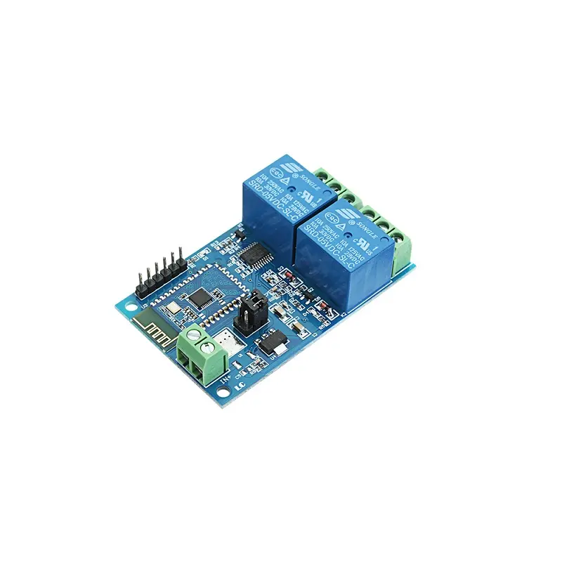 [DC-5V-BT-ISR-WL-RELAY] DC 5V Bluetooth 2, Channels Relay Module, Internet Smart Remote, Control Mobile Phone, Switch Wireless Relay