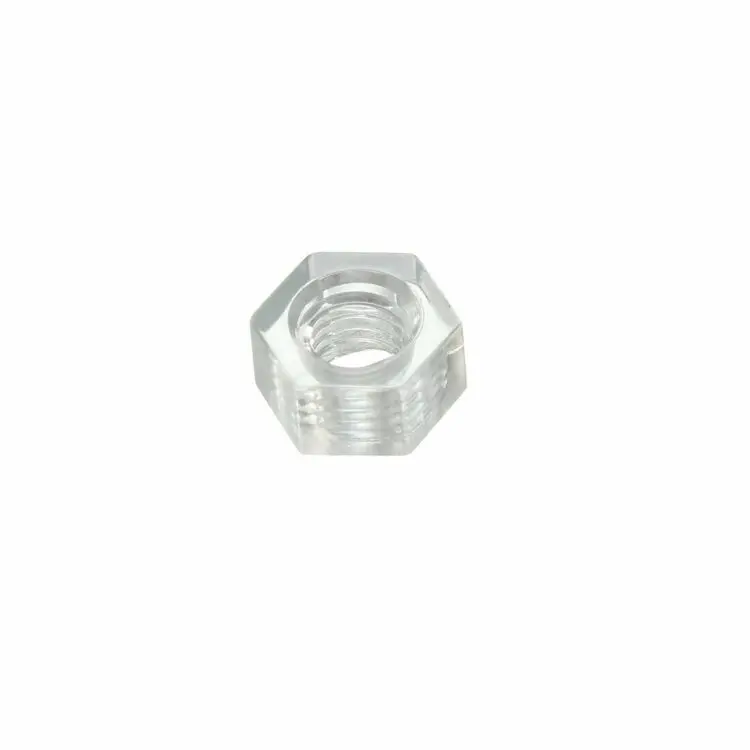 [M3-CLEAR-NUT-10PC] M3 Clear Nut (10Pcs)