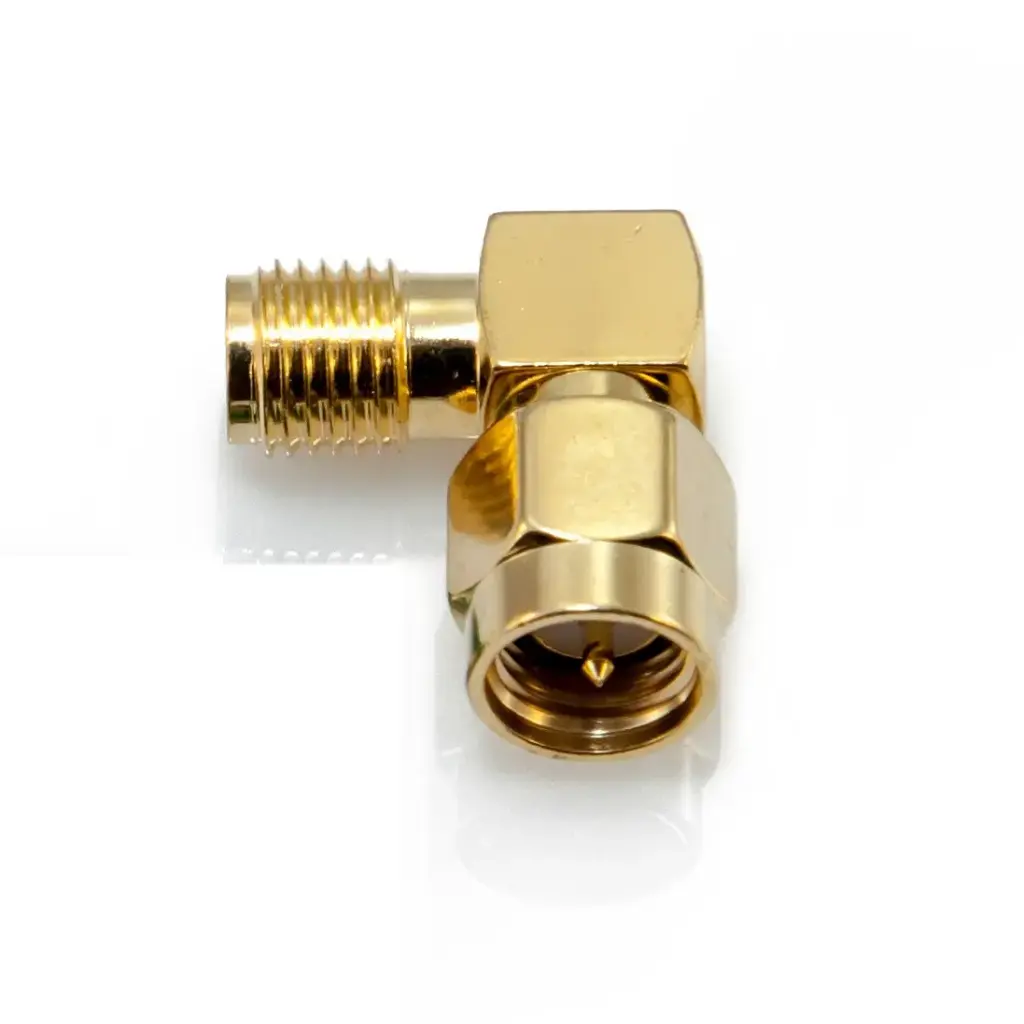 [90-M-F-SMA-CONNECTOR] 90 Degree Male to Female SMA Connector (1 pcs)