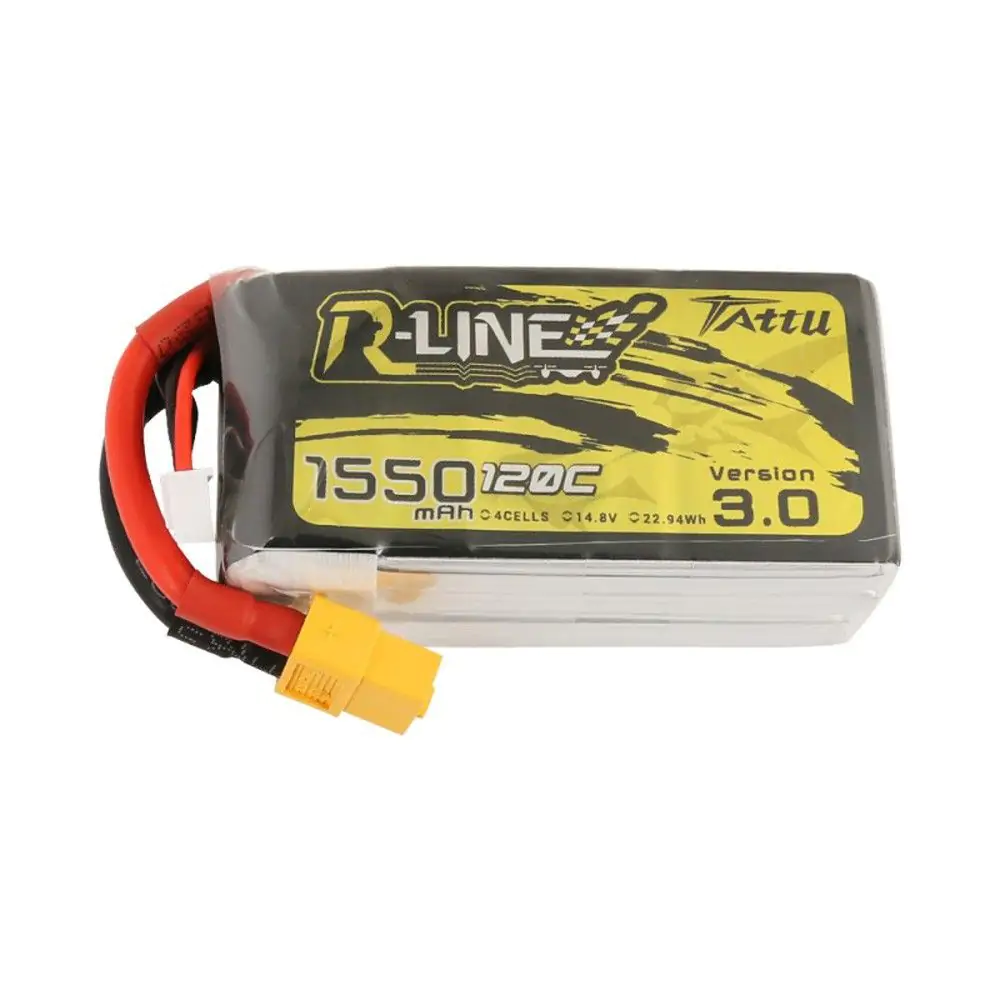 [RLINE-V3-1550-4S] Tattu R-Line Version 3.0 1550mAh 4s 120C Lipo Battery